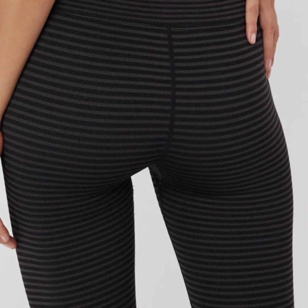 COPY - Spiritual Gangster Athena seamless striped leggings- worn once! Xs/S
